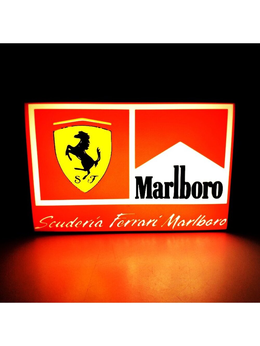 Scuderia Ferrari Marlboro LED Light Box – 10x7 Racing Sign